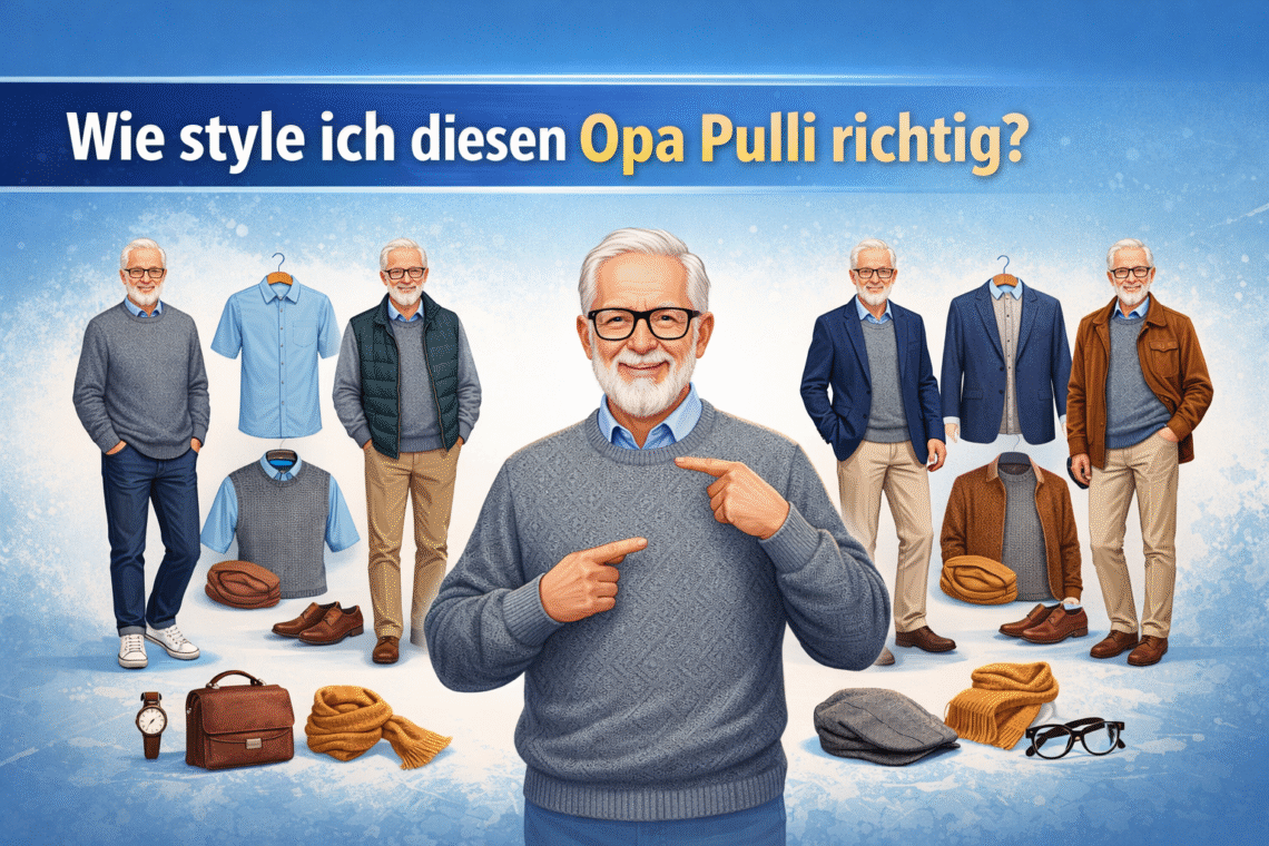 wie style ich diesen opa pulli