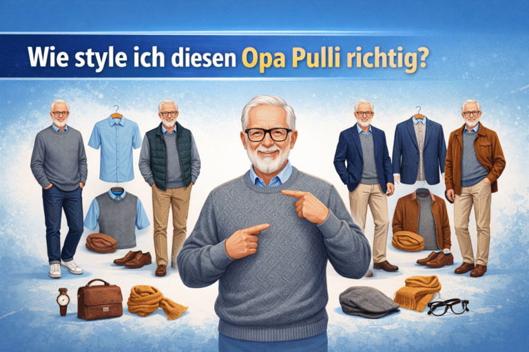 wie style ich diesen opa pulli